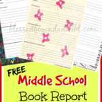 FREE Middle School Printable Book Report Form! – Blessed Beyond A  With Book Report Template Middle School