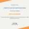 Free Music Participation Certificate Template – Word  Template