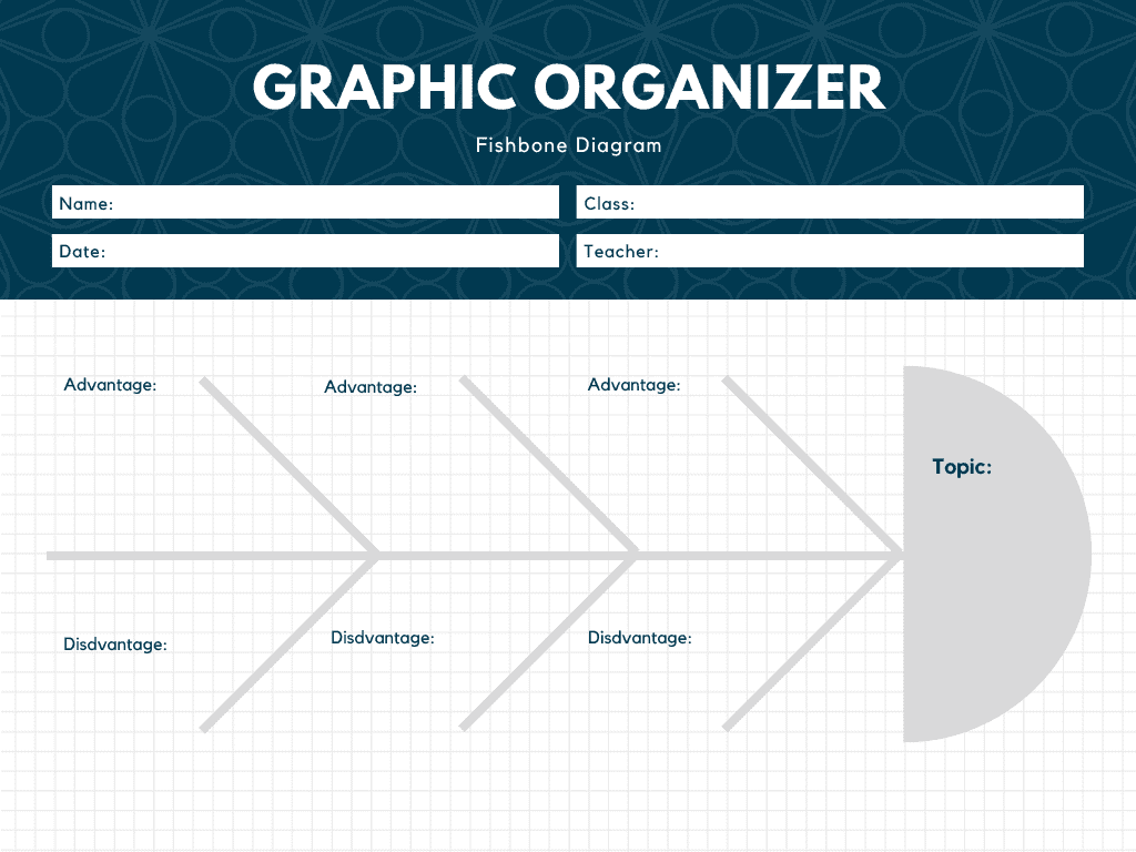 Free Online Fishbone Diagram Maker: Design a Custom Fishbone  With Regard To Blank Fishbone Diagram Template Word