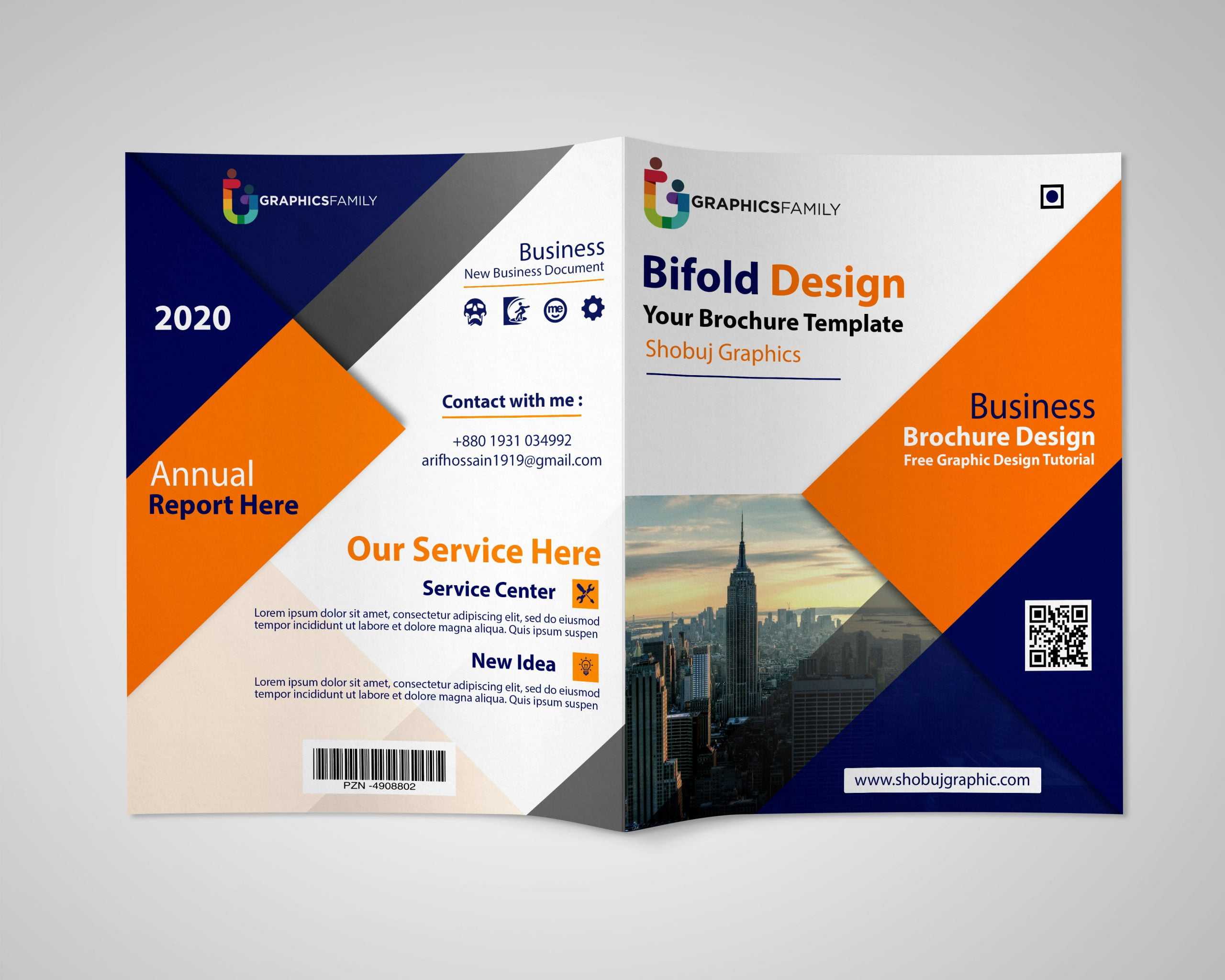 2 Fold Brochure Template Psd - Rebeccachulew.com