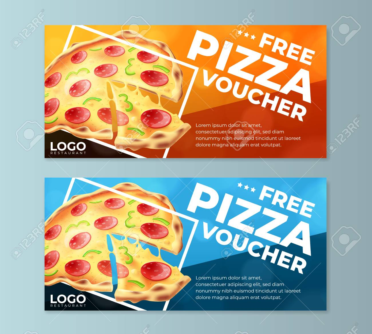 Free Pizza Voucher Templates Royalty Free SVG, Cliparts, Vectors  Pertaining To Pizza Gift Certificate Template