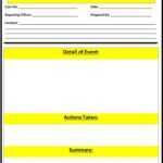 Free Police Report Template – Free Report Templates Regarding Crime Scene Report Template