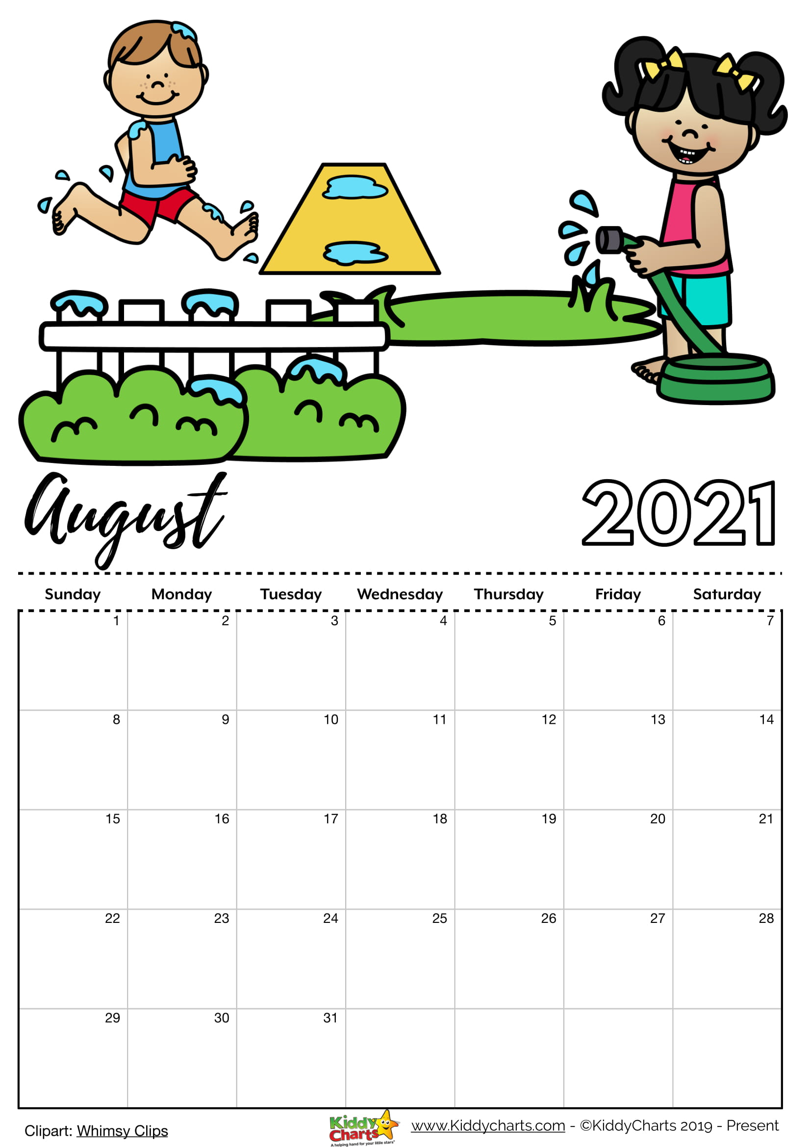 Free Printable 10 Calendar: Includes Editable Version In Blank Calendar Template For Kids