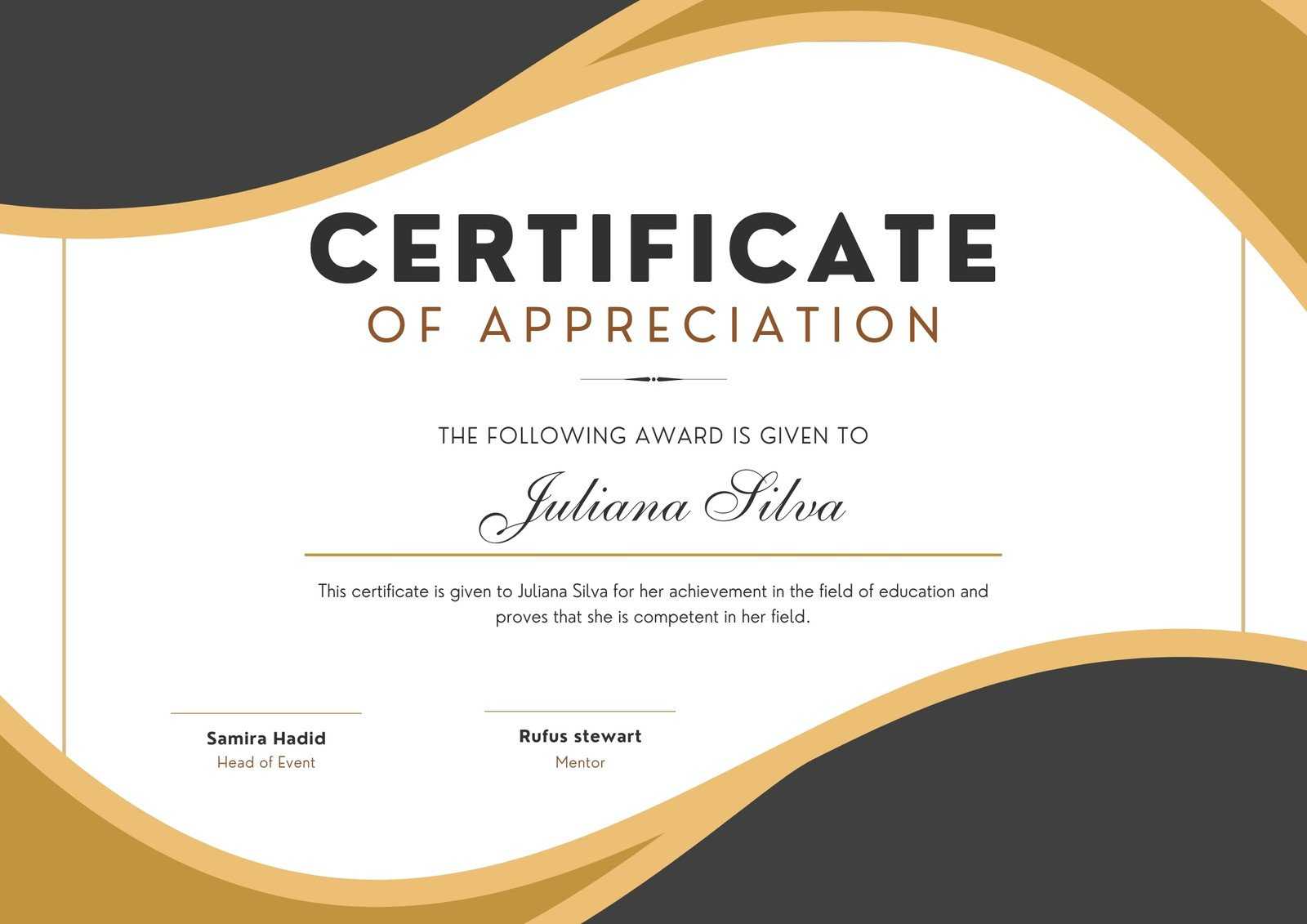 Free, Printable, And Customizable Award Certificate Templates  Canva With Regard To Life Saving Award Certificate Template