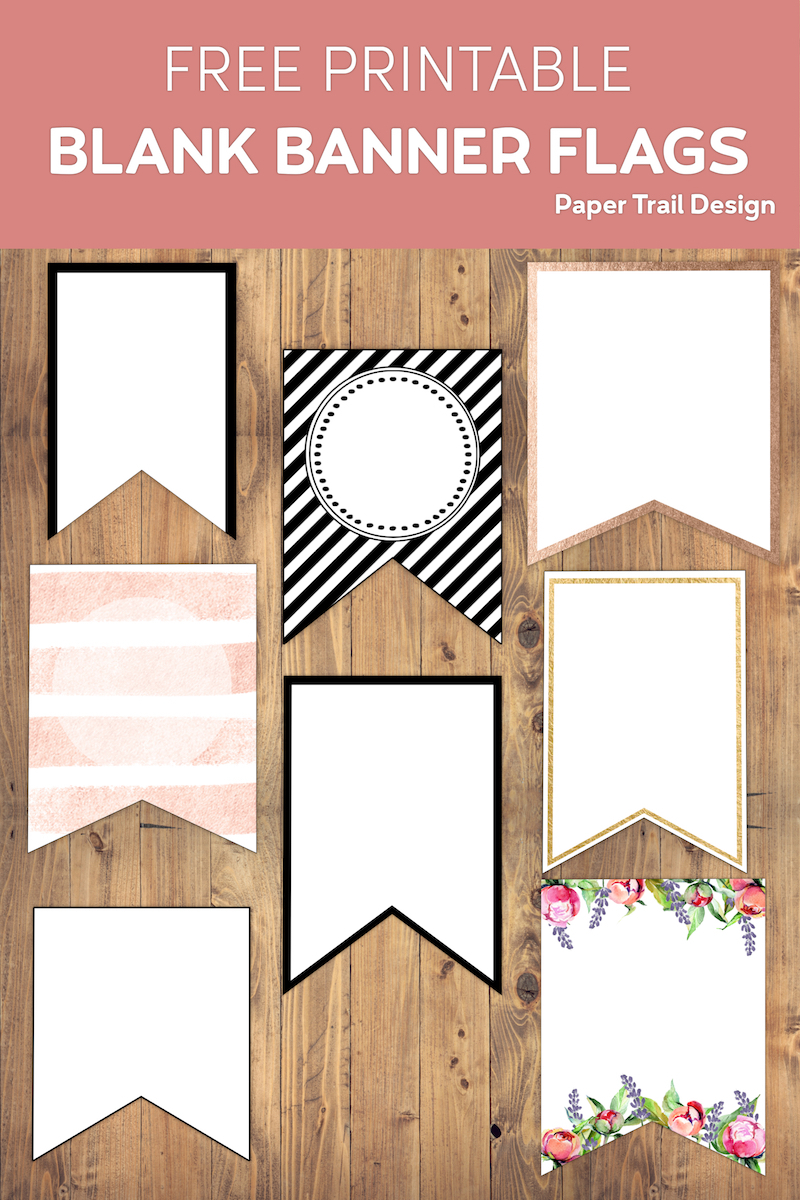 Free Printable Banner Templates Blank Banners – Paper Trail Design Intended For Printable Banners Templates Free