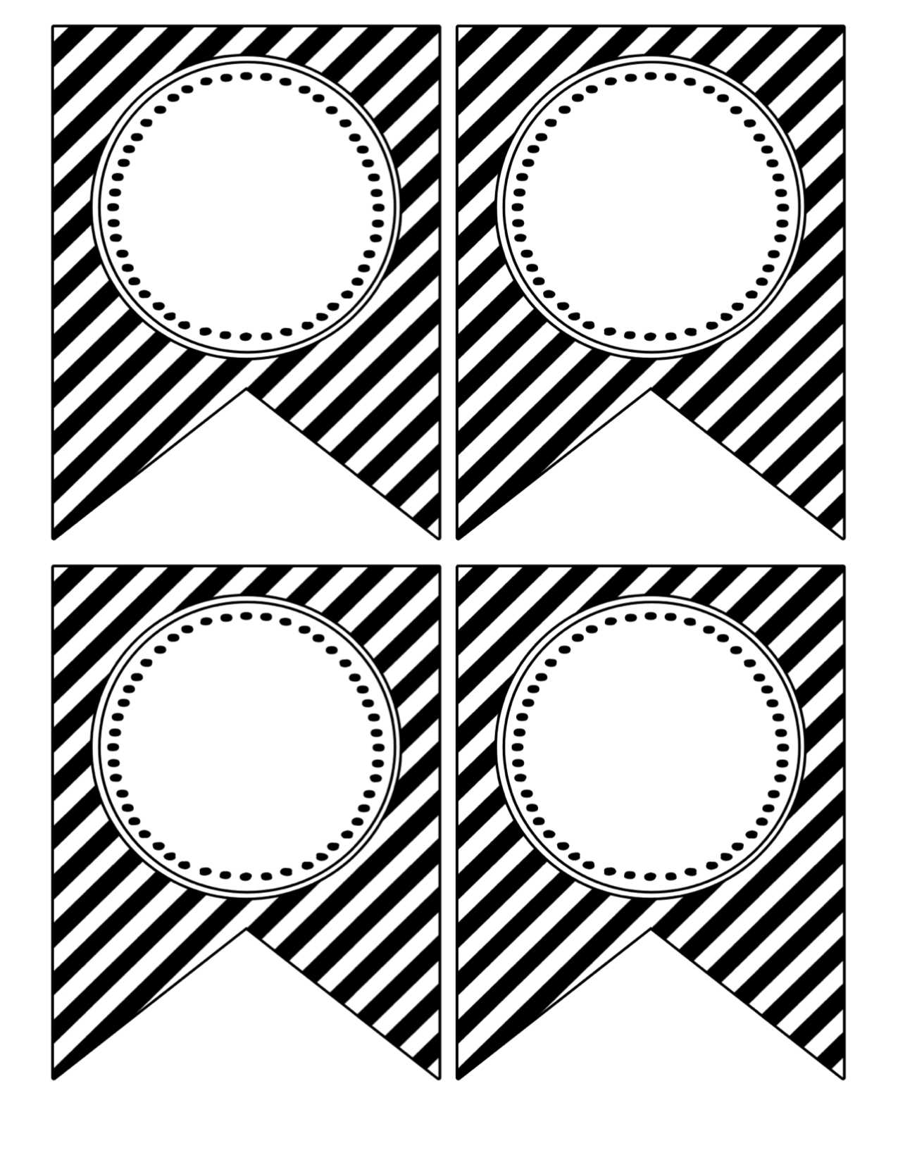 Free Printable Banner Templates Blank Banners - Paper Trail Design Within Free Printable Banner Templates For Word