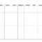 Free Printable Blank Calendar Template – Paper Trail Design Inside Blank Activity Calendar Template