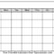 Free Printable Blank Calendar Templates Intended For Blank Activity Calendar Template