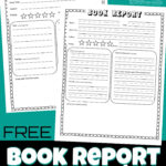 ✏️ FREE Printable Book Report Template Pertaining To Book Report Template 4Th Grade
