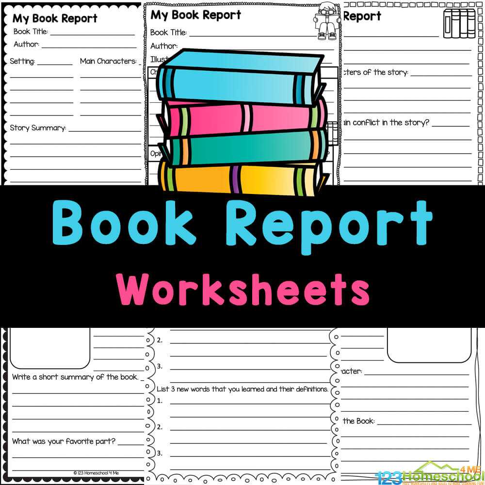 FREE Printable Book Report Worksheets and Template Form In Story Report Template FREE Printable Book Report Worksheets and Template Form In Story Report Template