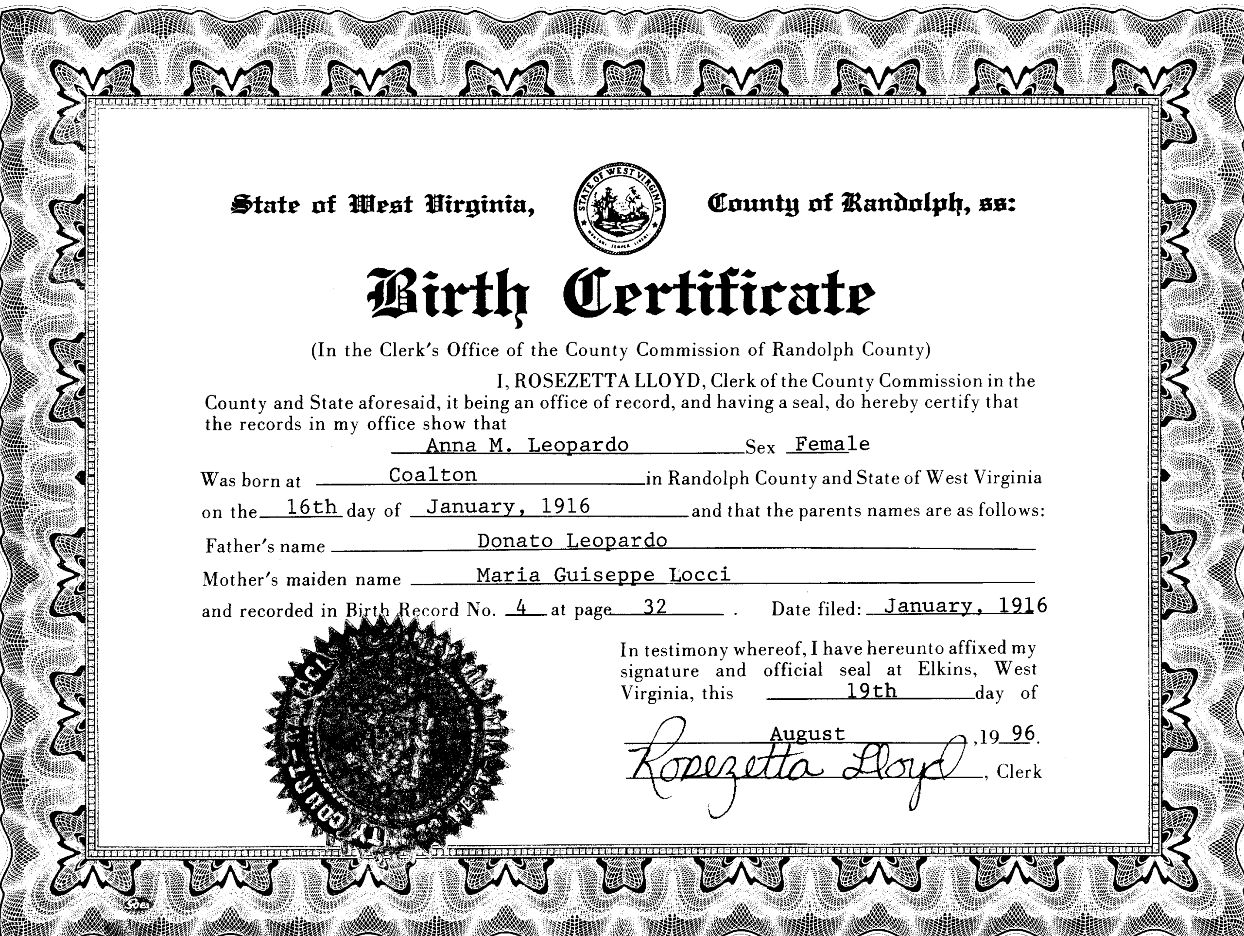 ?Free Printable Certificate of Birth Sample Template? Intended For Official Birth Certificate Template