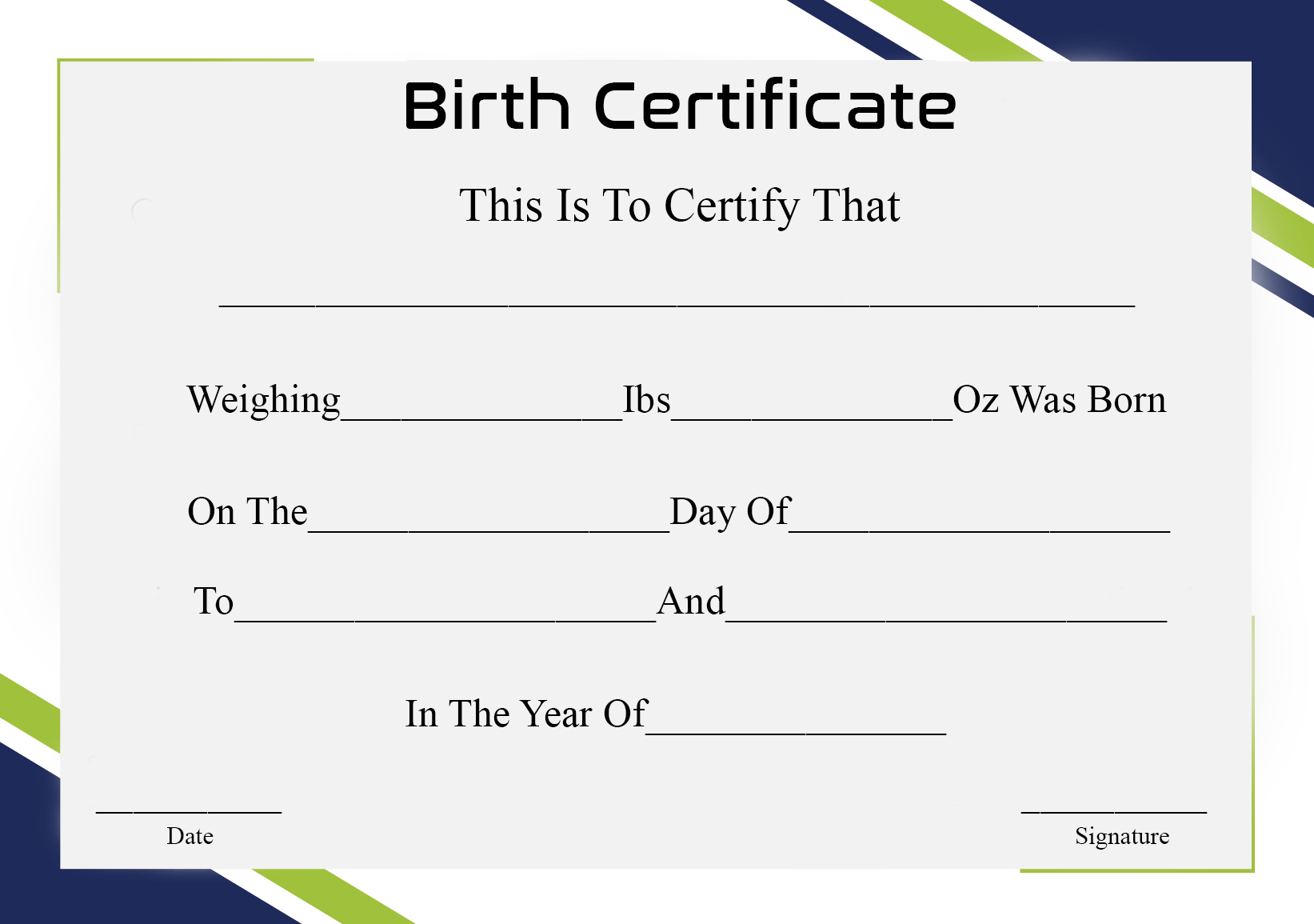 ?Free Printable Certificate Of Birth Sample Template? Pertaining To Birth Certificate Template Uk
