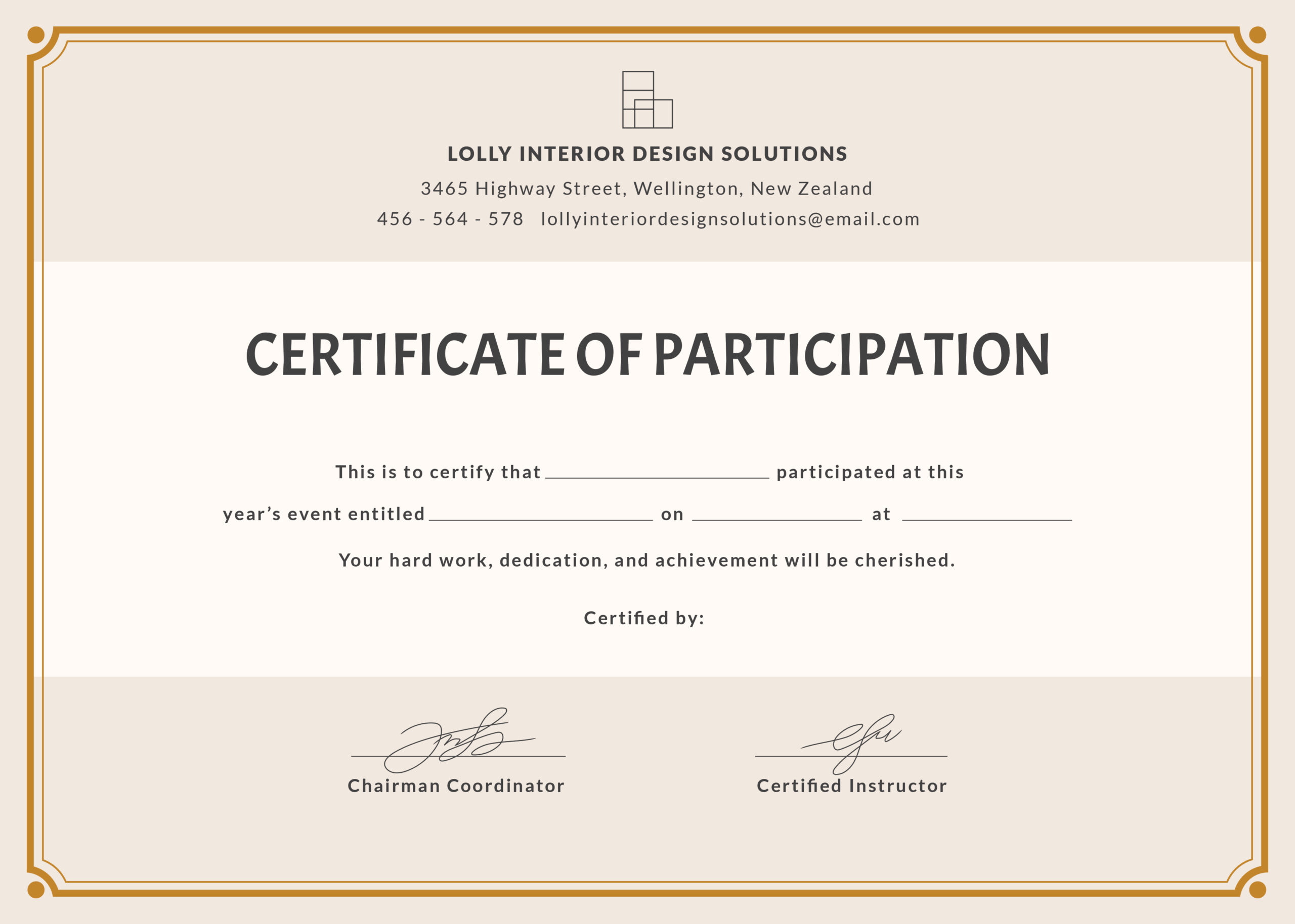 ?Free Printable Certificate of Participation Templates (COP)? With Sample Certificate Of Participation Template