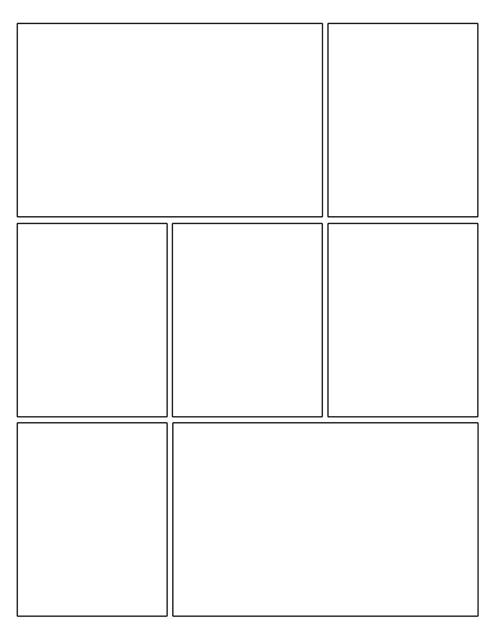 Free Printable Comic Strip Template Pages – Paper Trail Design Throughout Printable Blank Comic Strip Template For Kids