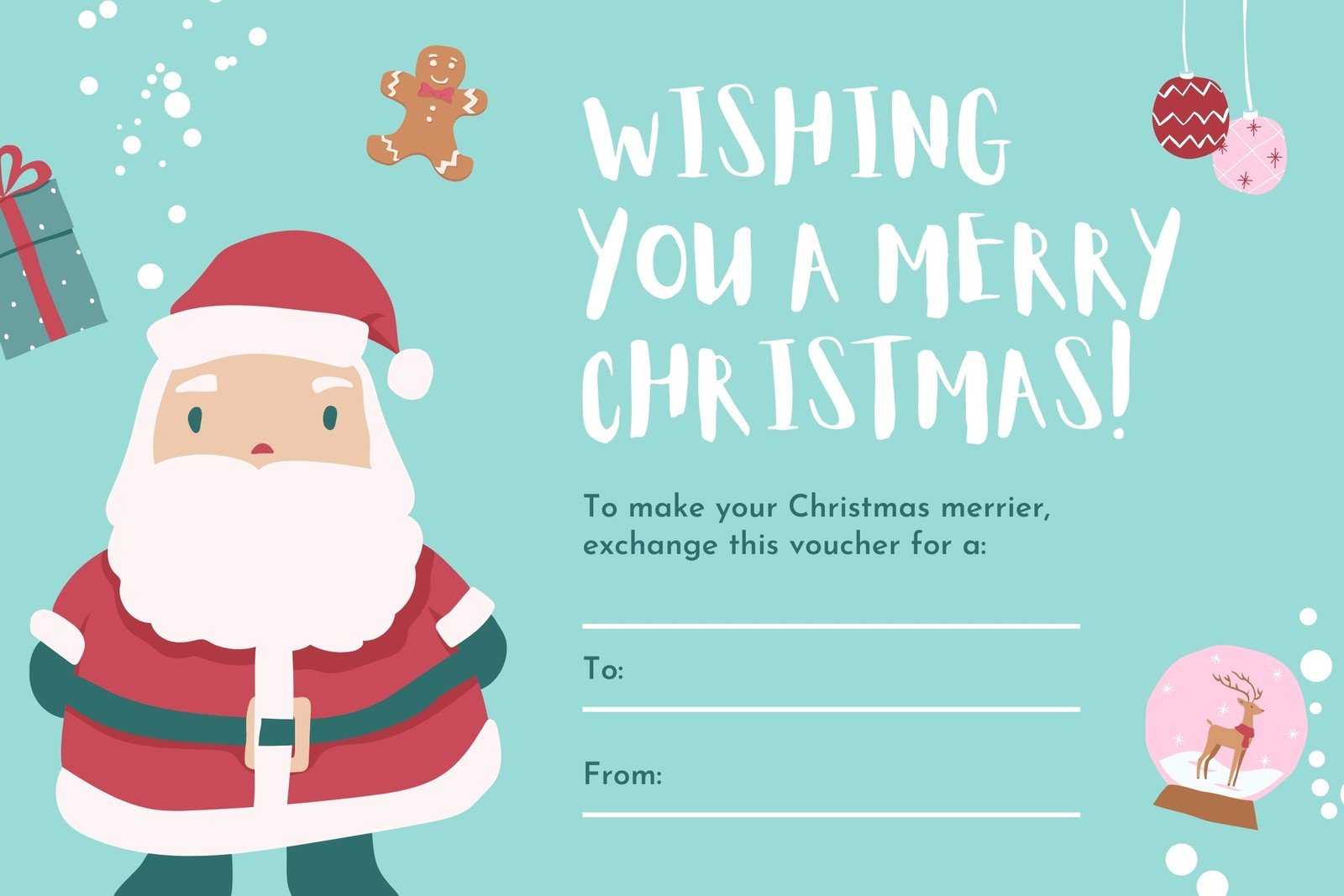 Free, printable custom Christmas gift certificate templates Canva With Regard To Christmas Gift Certificate Template Free Download Free, printable custom Christmas gift certificate templates Canva With Regard To Christmas Gift Certificate Template Free Download