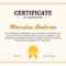 Free, Printable Custom Participation Certificate Templates  Canva For Templates For Certificates Of Participation