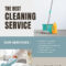 Free printable, customizable cleaning flyer templates  Canva