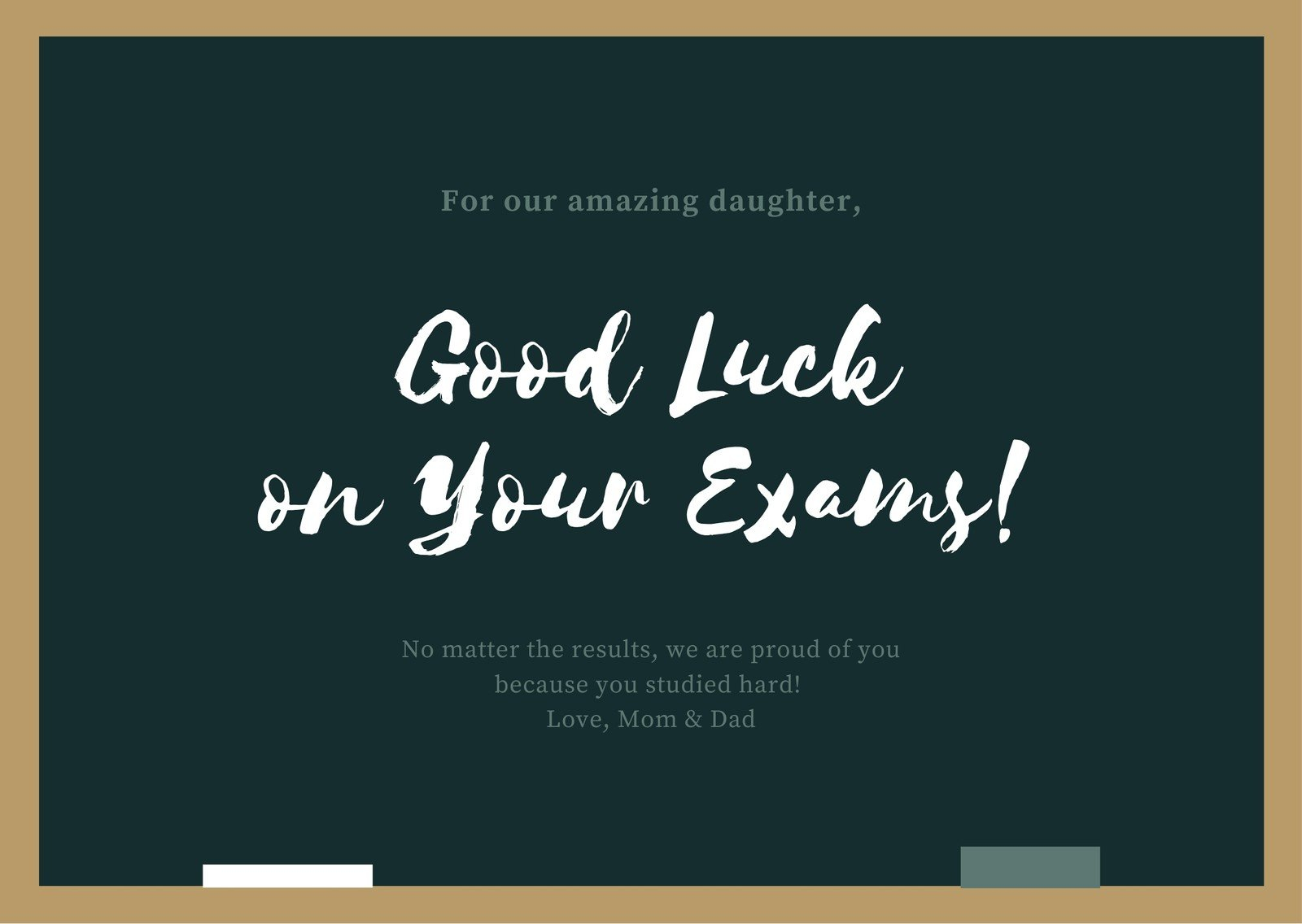Free printable, customizable good luck card templates  Canva Pertaining To Good Luck Banner Template