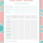 Free, Printable, Customizable Report Card Templates Canva For School Report Template Free