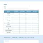 Free, Printable, Customizable Report Card Templates Canva Inside School Report Template Free