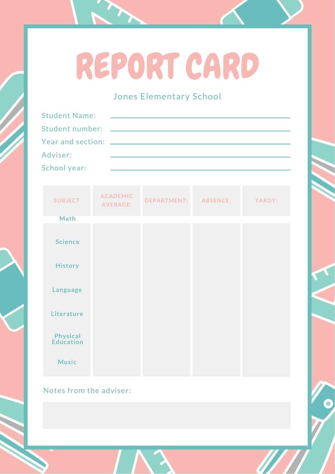 Free, printable, customizable report card templates Canva Intended For Boyfriend Report Card Template Free, printable, customizable report card templates Canva Intended For Boyfriend Report Card Template