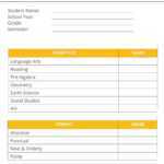 Free, Printable, Customizable Report Card Templates Canva Throughout Boyfriend Report Card Template