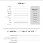 Free, Printable, Customizable Report Card Templates Canva Throughout Boyfriend Report Card Template