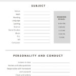 Free, Printable, Customizable Report Card Templates  Canva Throughout Student Grade Report Template