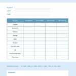 Free, Printable, Customizable Report Card Templates  Canva Within Blank Report Card Template