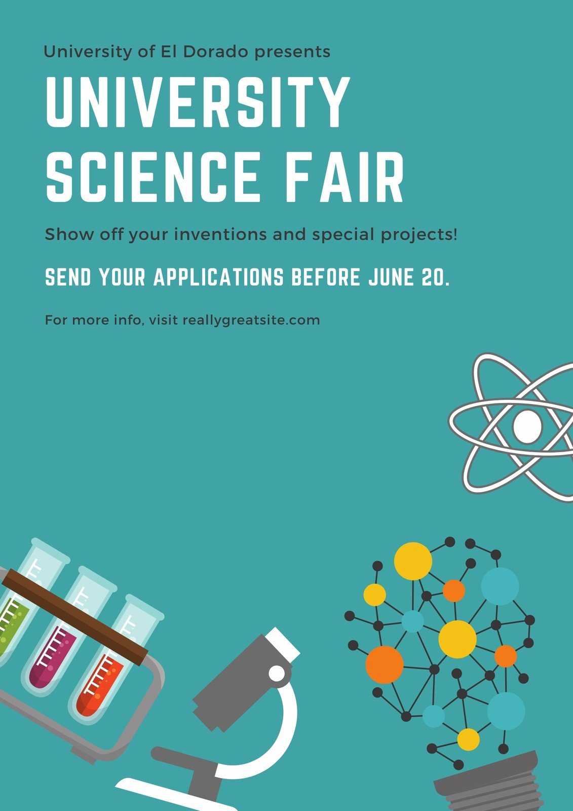 Free printable, customizable science fair poster templates Canva Regarding Science Fair Banner Template Free printable, customizable science fair poster templates Canva Regarding Science Fair Banner Template