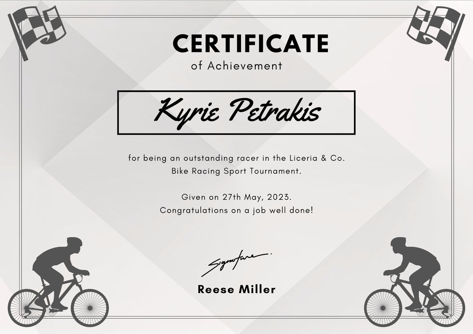 Free printable, customizable sport certificate templates  Canva With Regard To Track And Field Certificate Templates Free