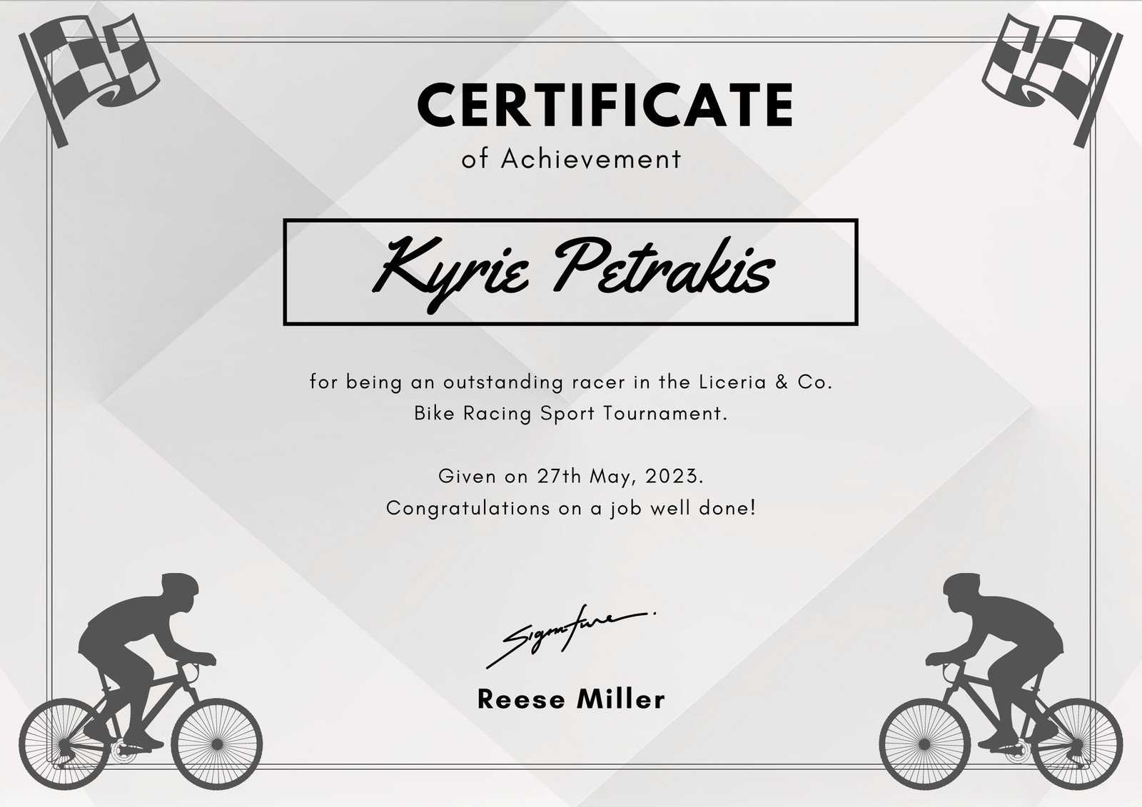 Free Printable, Customizable Sport Certificate Templates  Canva With Regard To Track And Field Certificate Templates Free