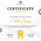 Free Printable, Customizable Work Certificate Templates  Canva Intended For Good Job Certificate Template