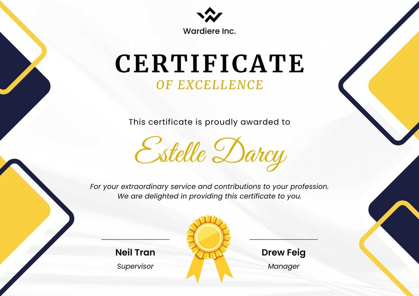 Free Printable, Customizable Work Certificate Templates  Canva Throughout Anniversary Certificate Template Free