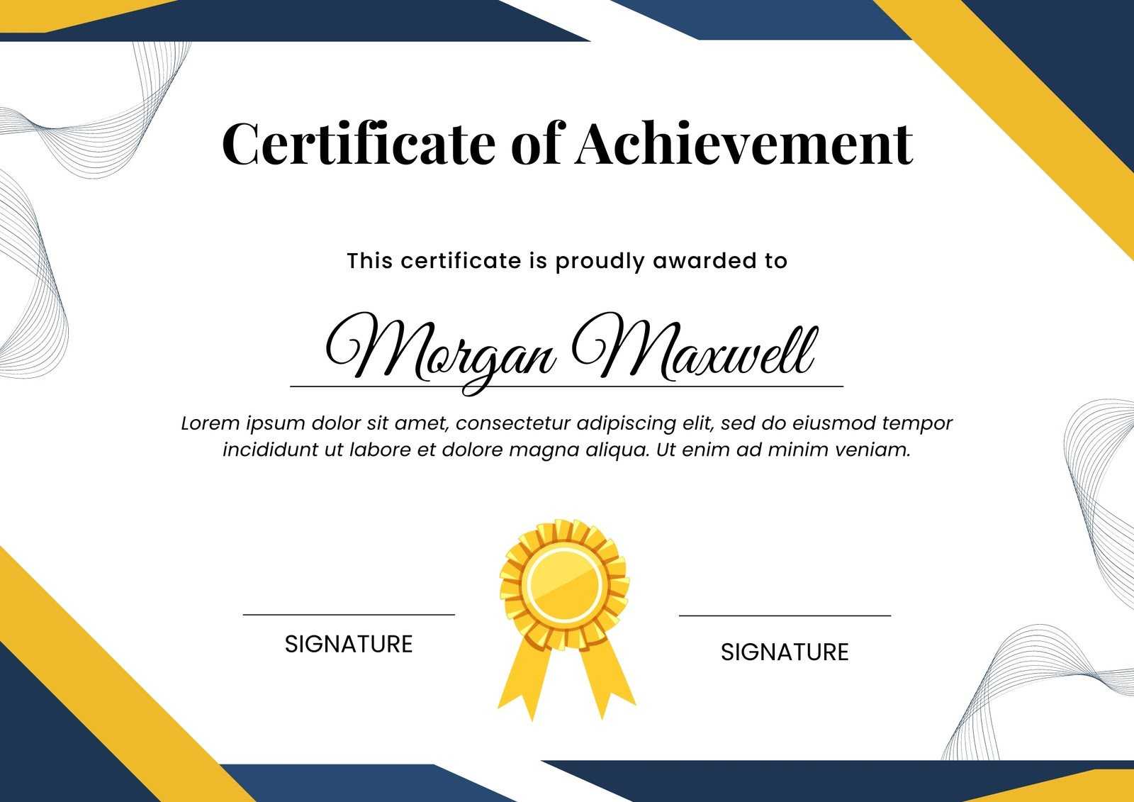 Free Printable Employee Of The Month Certificate Templates  Canva With Regard To Employee Of The Month Certificate Templates