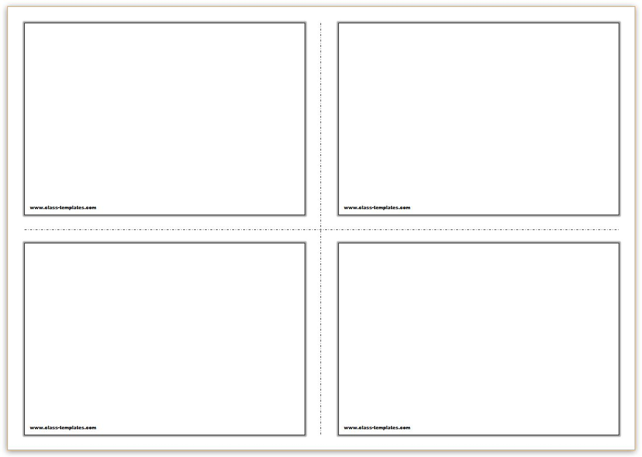 Free Printable Flash Cards Template In Free Printable Blank Flash Cards Template