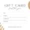 Free, Printable Gift Certificate Templates To Customize  Canva For Dinner Certificate Template Free