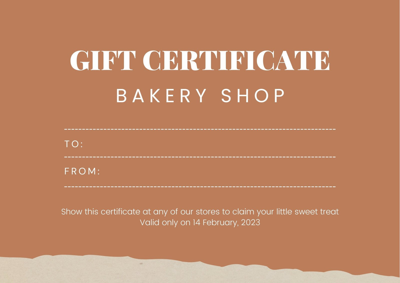 Free, printable gift certificate templates to customize  Canva Within Custom Gift Certificate Template
