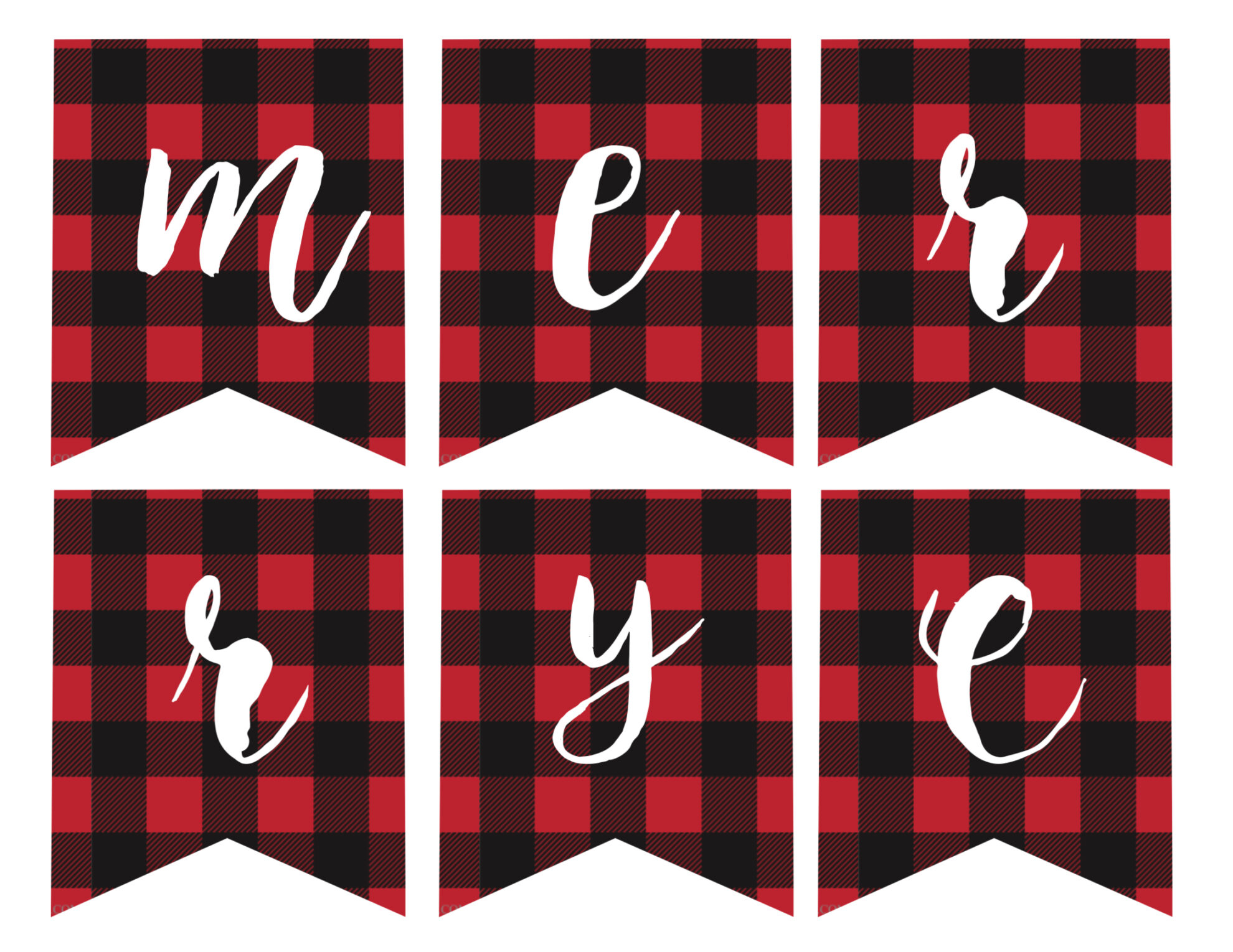 Free Printable Merry Christmas Banner - Paper Trail Design Within Merry Christmas Banner Template