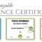 FREE Printable Perfect Attendance Certificate Templates  Customizable In Perfect Attendance Certificate Template