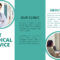 Free, Printable Professional Medical Brochure Templates  Canva Inside Medical Office Brochure Templates