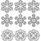 Free Printable Small Snowflake Templates – Simple Mom Project With Regard To Blank Snowflake Template