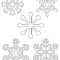 Free Printable Snowflake Templates – 10 Large & Small Stencil  In Blank Snowflake Template