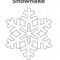 Free Printable Snowflake Templates – 10 Large & Small Stencil  Throughout Blank Snowflake Template