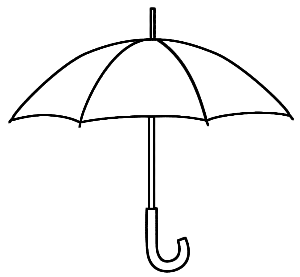 Free Printable Umbrella Template, Download Free Printable Umbrella  For Blank Umbrella Template