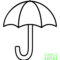 Free Printable Umbrella Template – Simple Mom Project Inside Blank Umbrella Template
