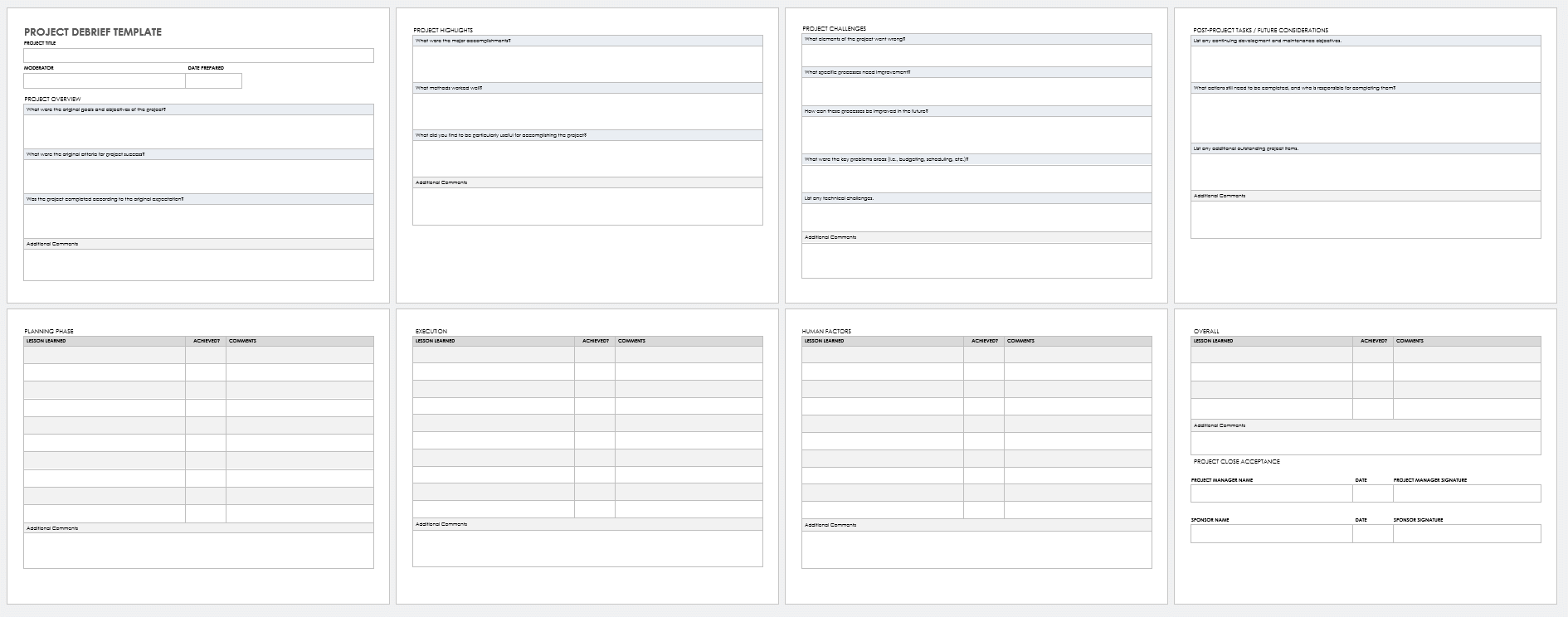 Free Project Debrief Templates  Smartsheet Intended For Debriefing Report Template