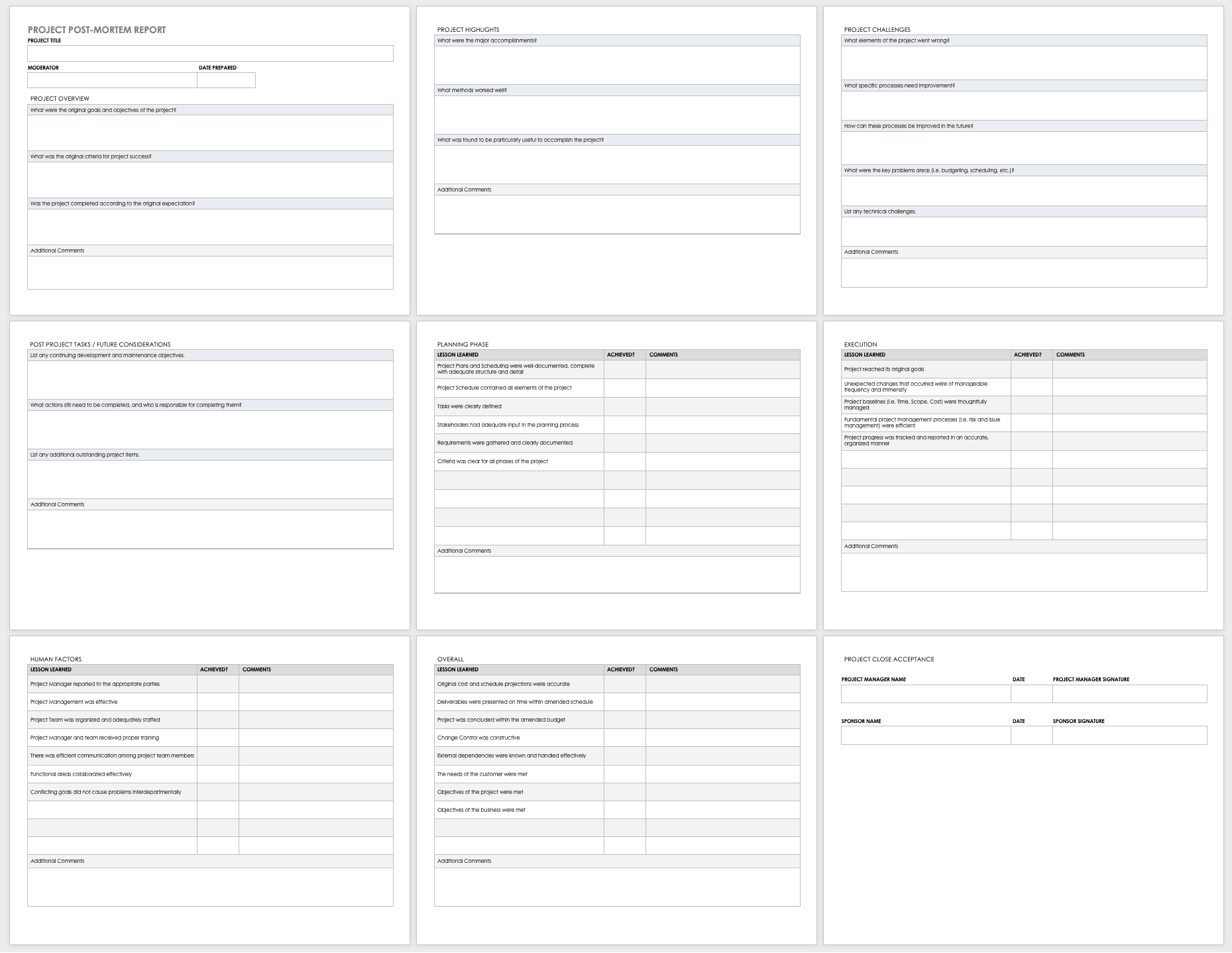 Free Project Report Templates  Smartsheet For Post Project Report Template