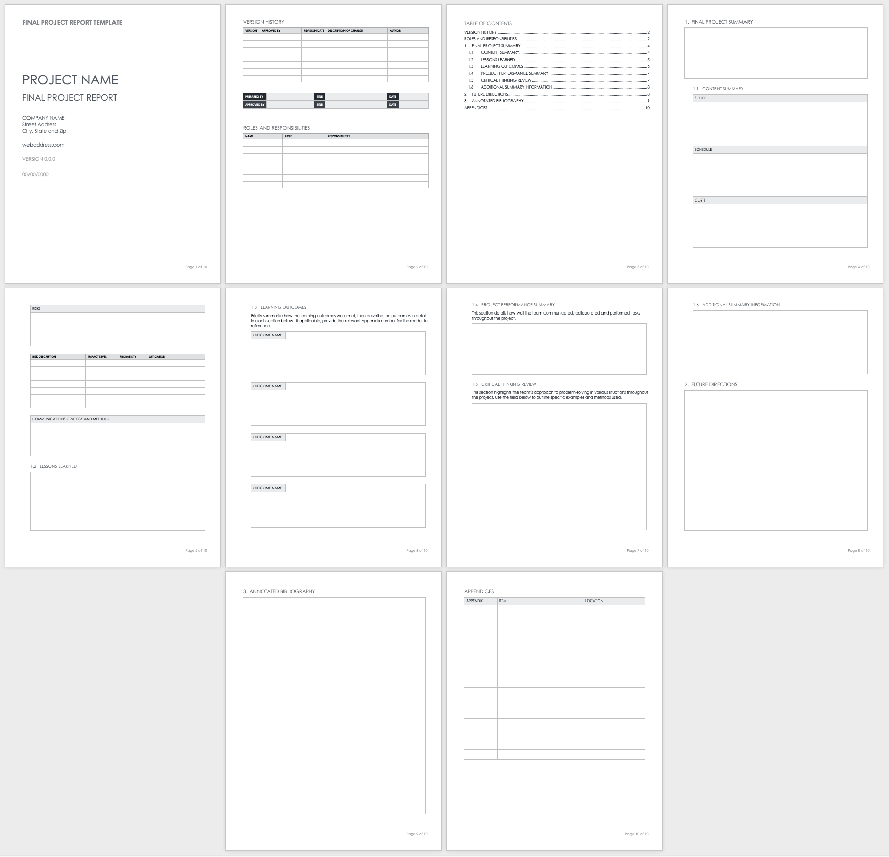 Free Project Report Templates  Smartsheet Intended For Ms Word Templates For Project Report