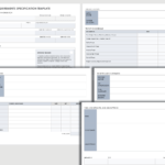 Free Project Requirement Templates Smartsheet With Report Specification Template